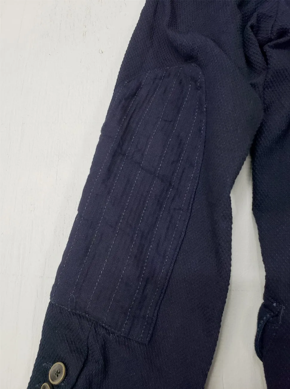 Graph Zero Deep Indigo Sashiko Tailored Jacket