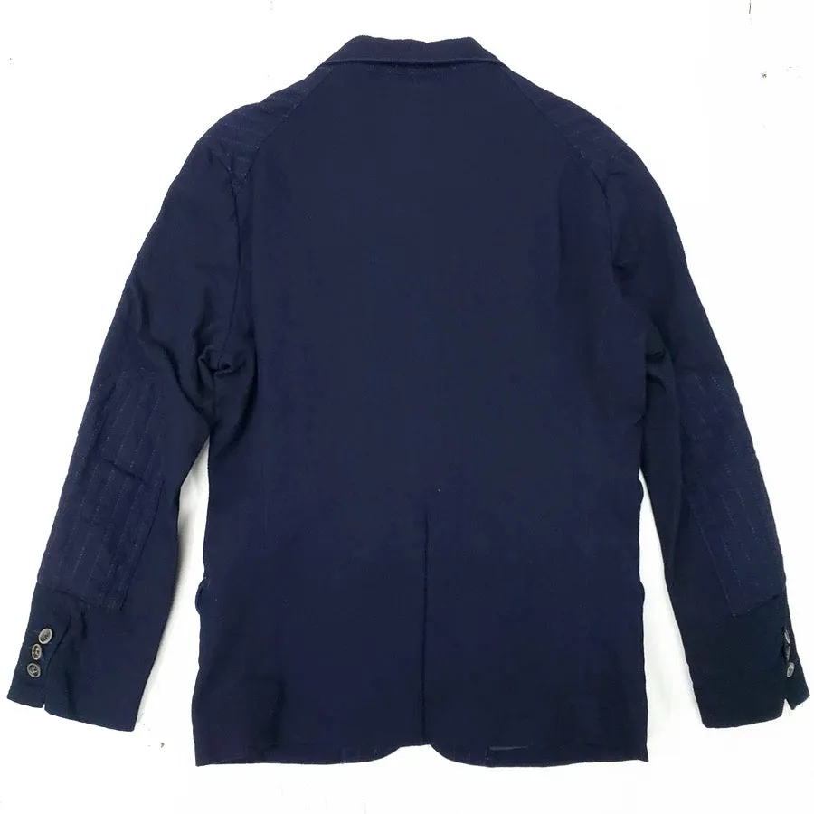 Graph Zero Deep Indigo Sashiko Tailored Jacket