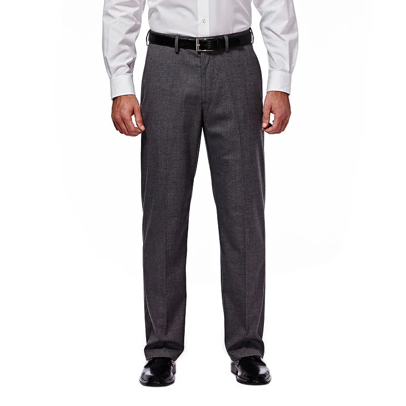 Haggar Mens Classic fit Dress Pants 38 / 32 Charcoal Grey
