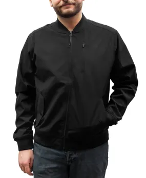 Hawke Co. Mens Bomber Jacket Coat Black Small