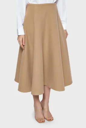 Hetty Pleated Half-Circle Skirt