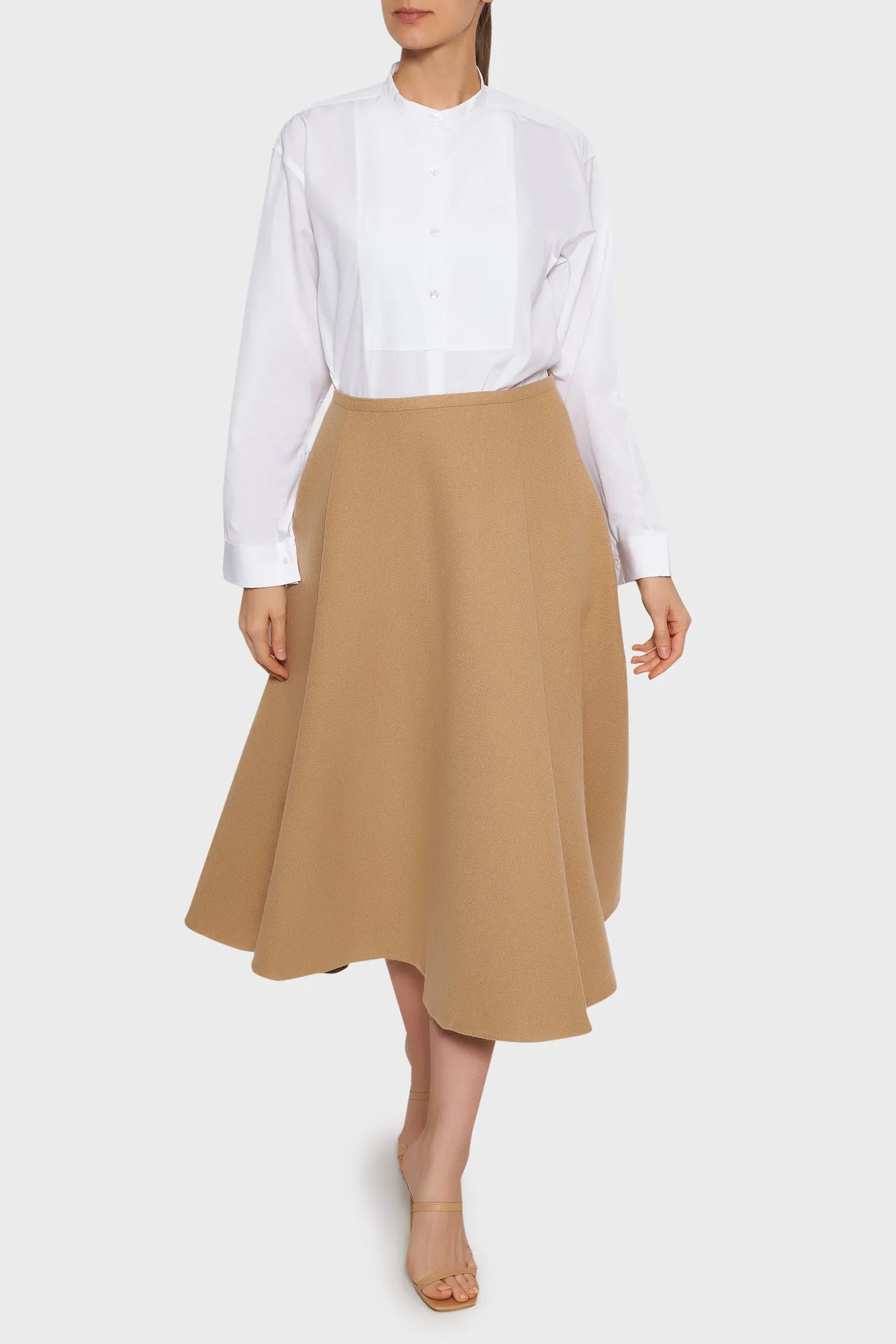 Hetty Pleated Half-Circle Skirt