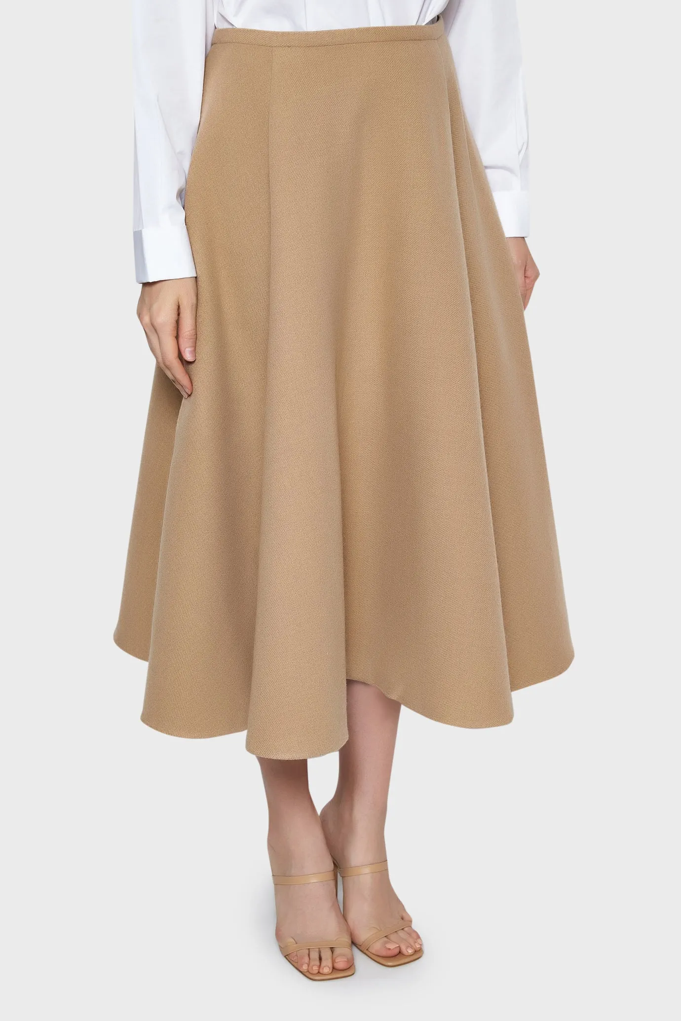 Hetty Pleated Half-Circle Skirt