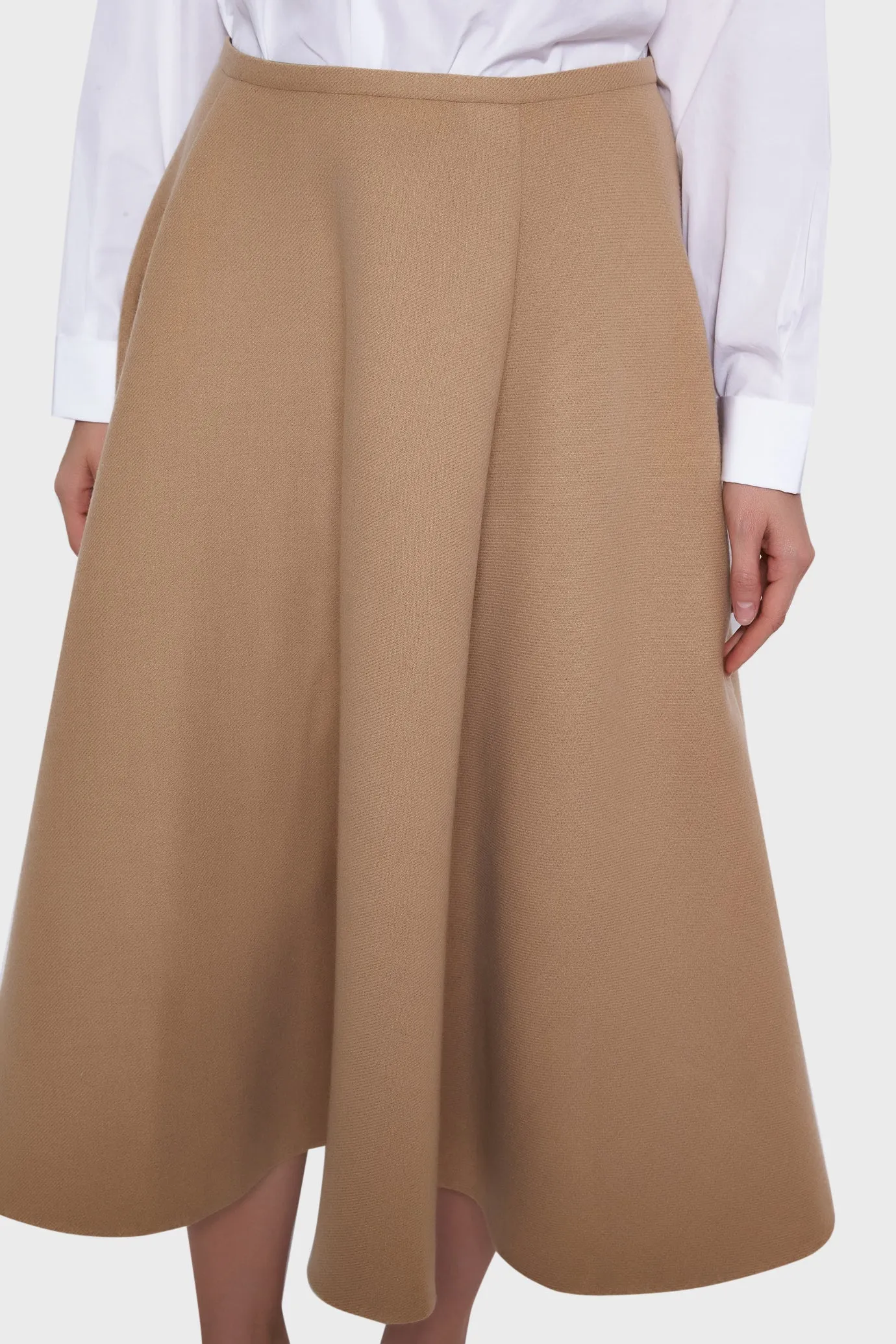 Hetty Pleated Half-Circle Skirt