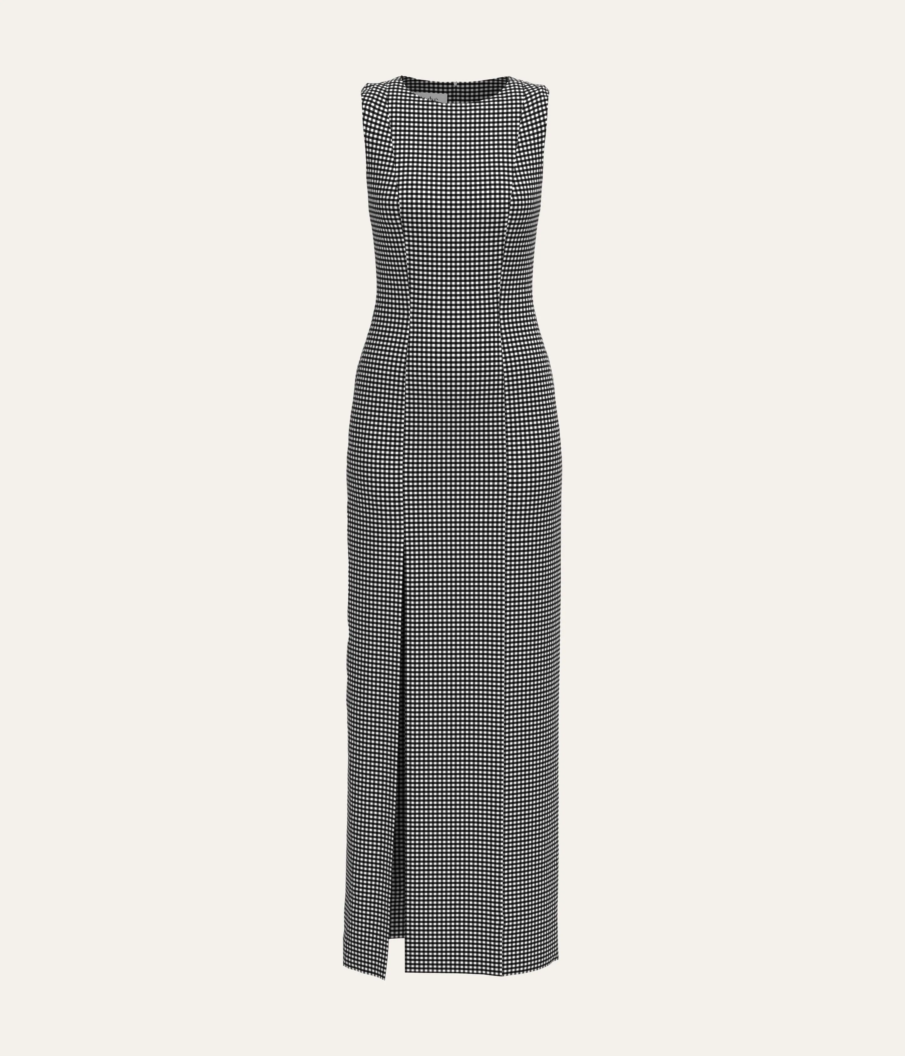 High Neck Maxi Dress