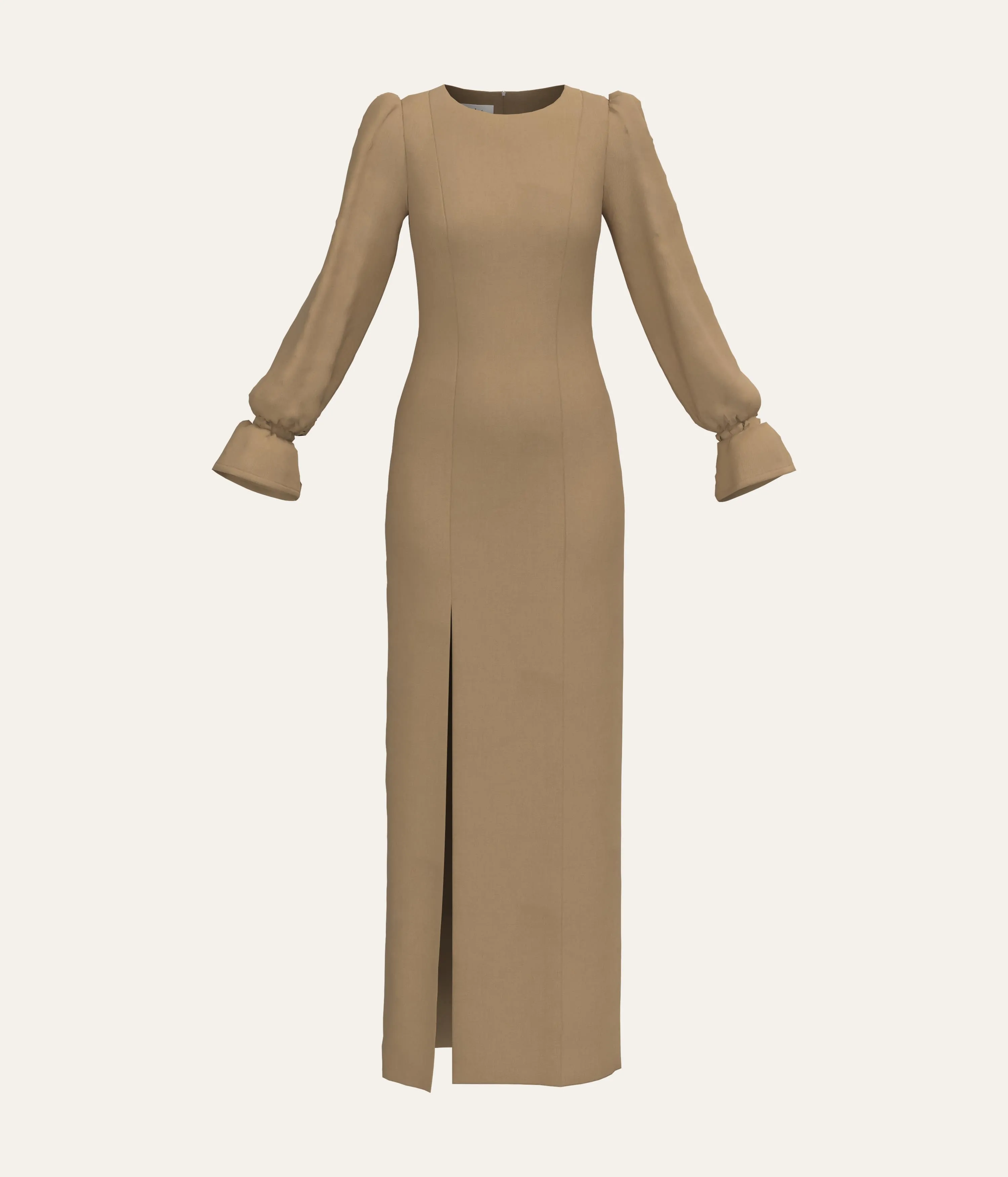 High Neck Maxi Dress