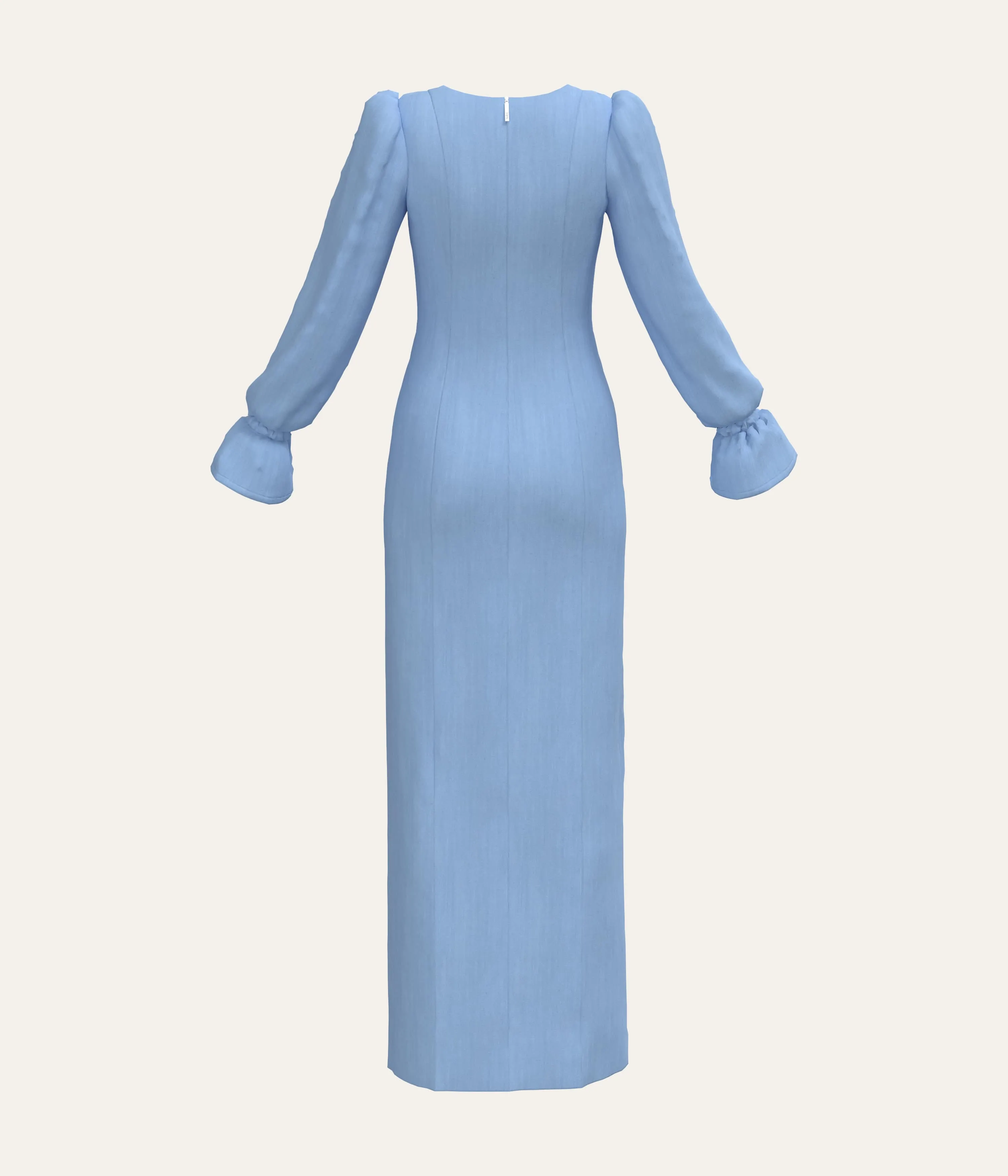 High Neck Maxi Dress