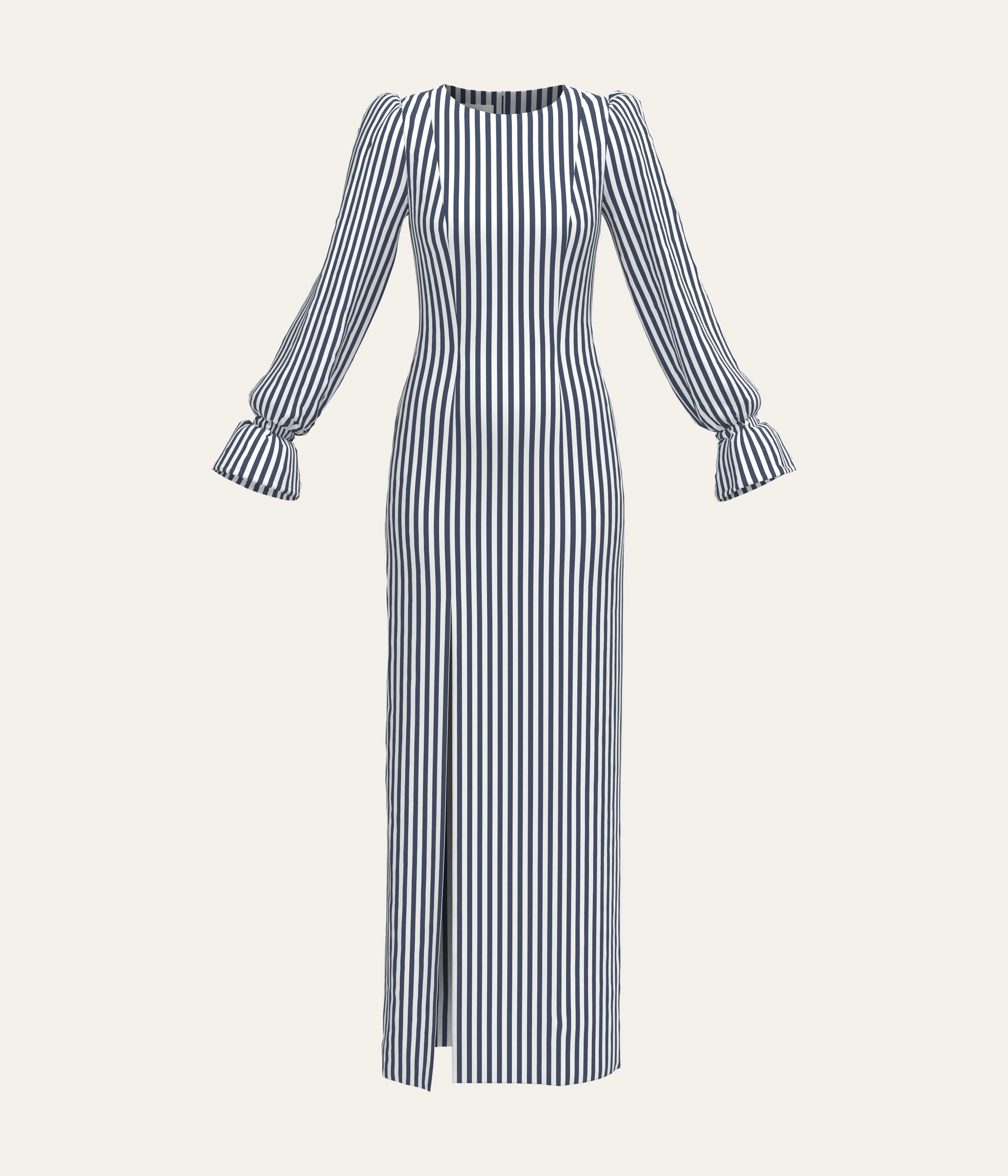 High Neck Maxi Dress