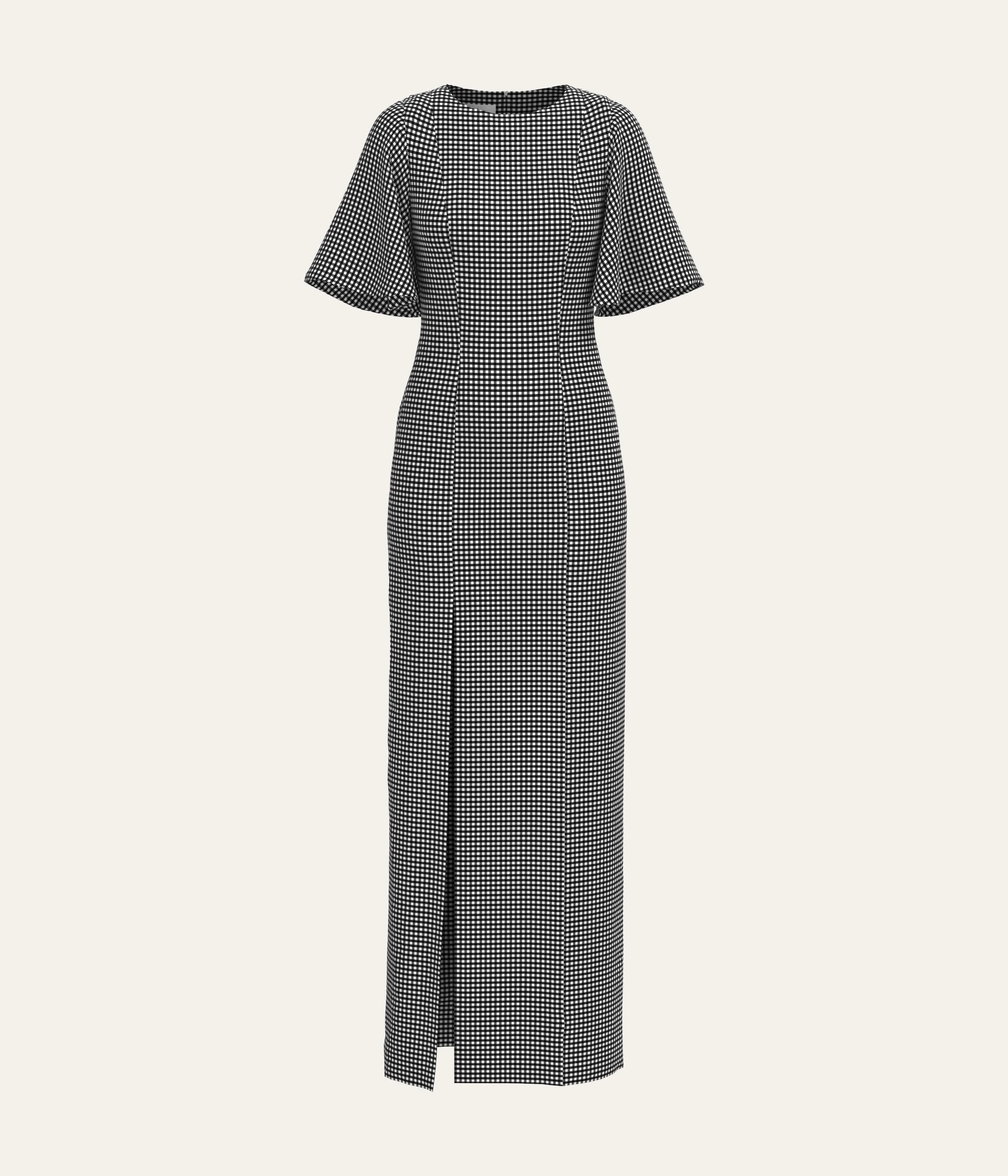 High Neck Maxi Dress