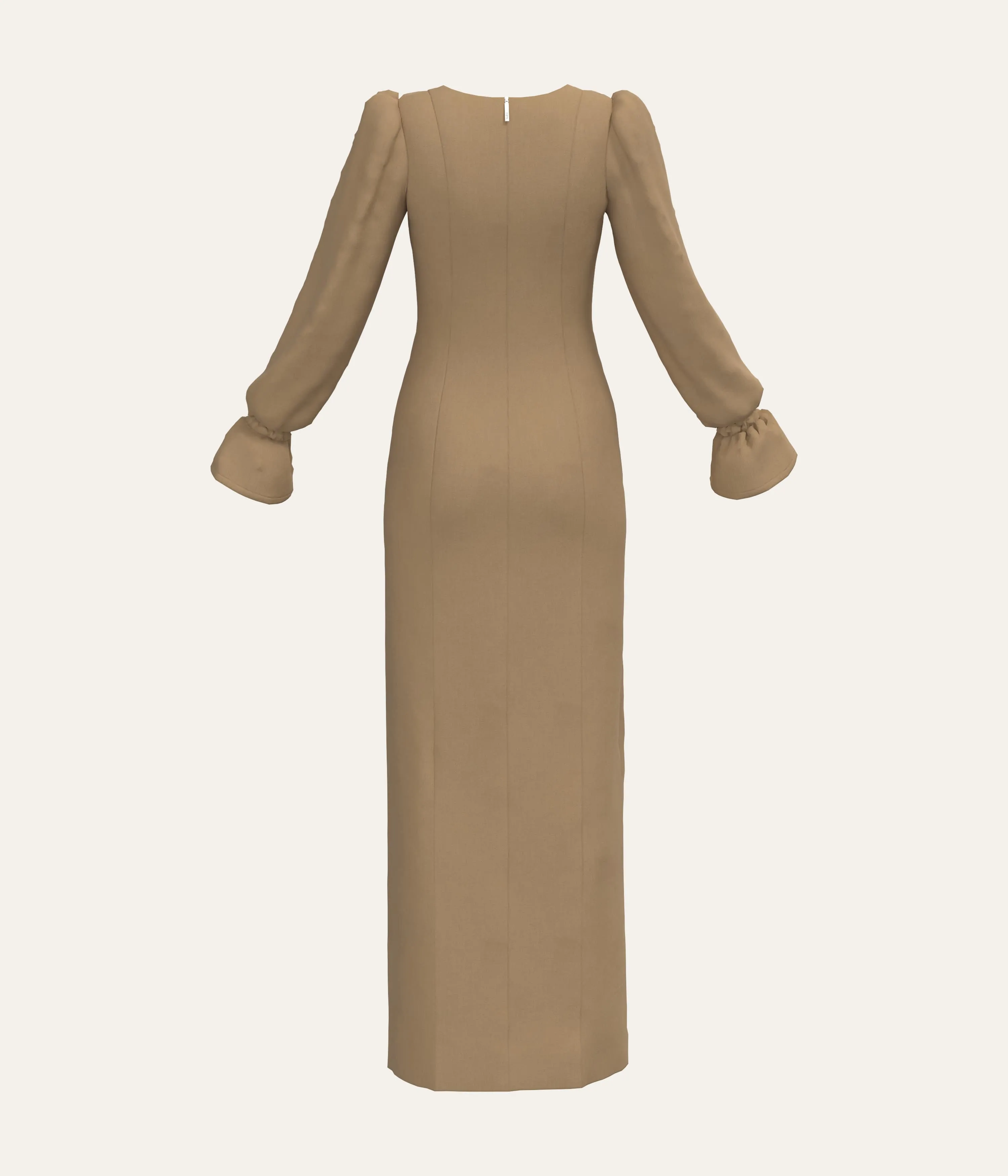 High Neck Maxi Dress