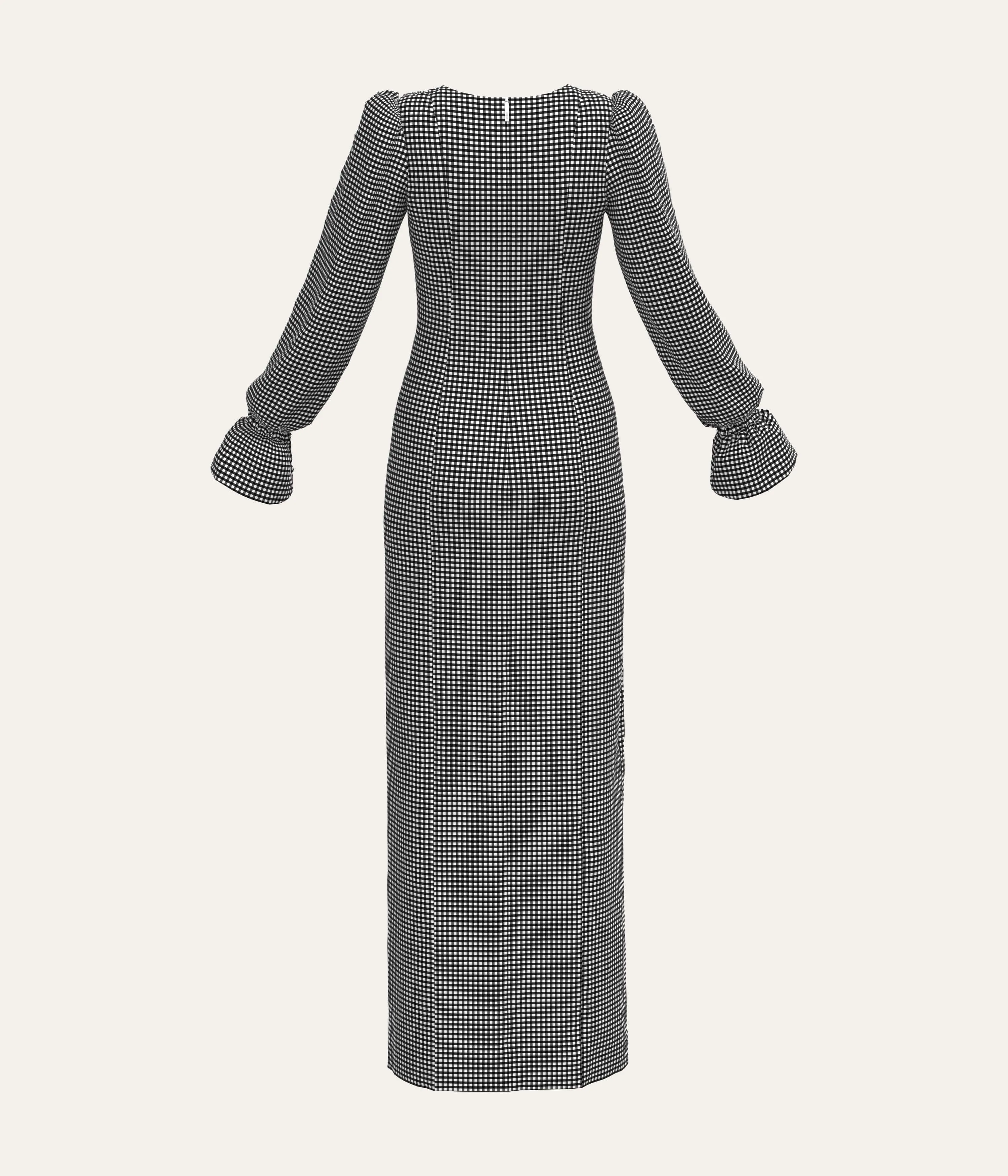 High Neck Maxi Dress