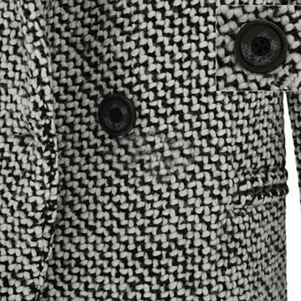 HOT!! Autumn Winter Women Coat Slim Fits Cardigan Warm Thicken Woolen Midi Coat Warm Woolen Coat Women Long Coat Winter