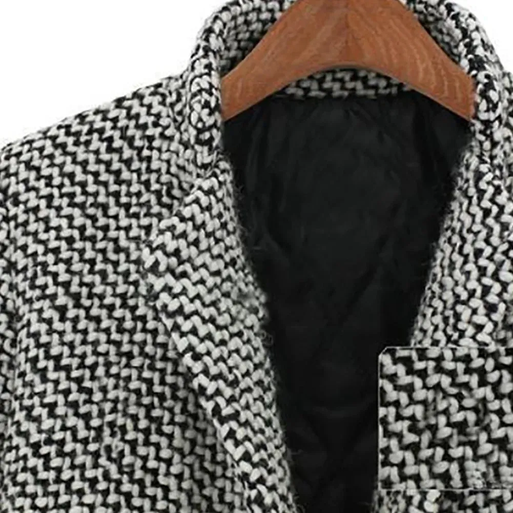 HOT!! Autumn Winter Women Coat Slim Fits Cardigan Warm Thicken Woolen Midi Coat Warm Woolen Coat Women Long Coat Winter