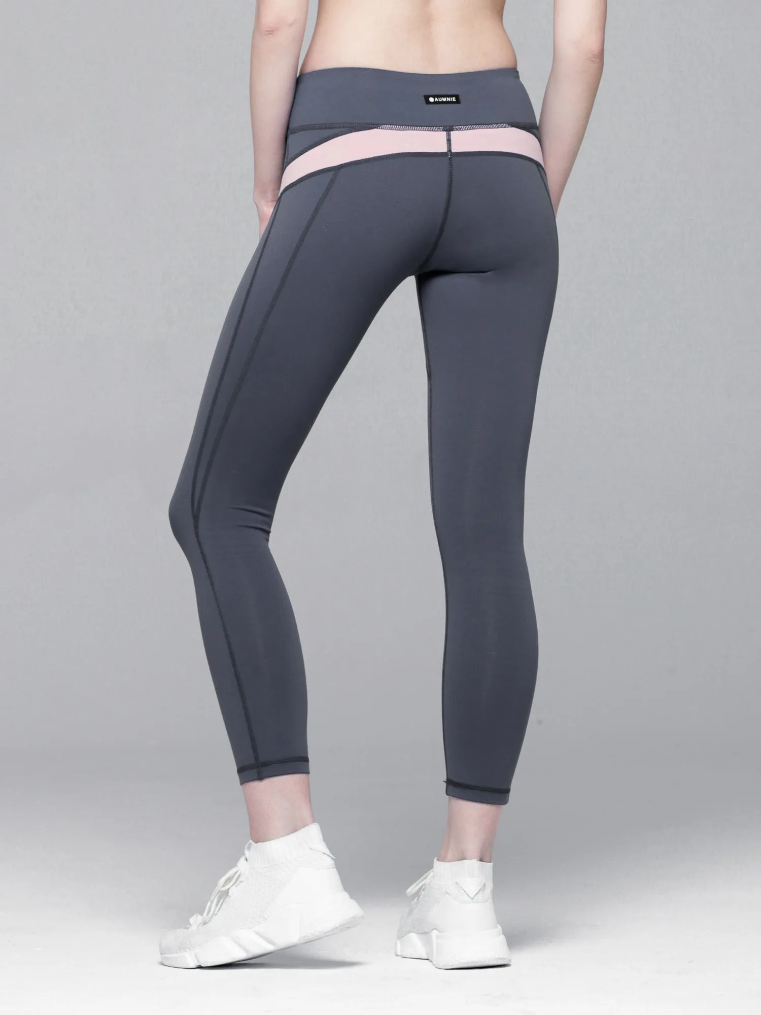 INCEPTION ANKLE CROPS 2.0, SLATE/ROSE