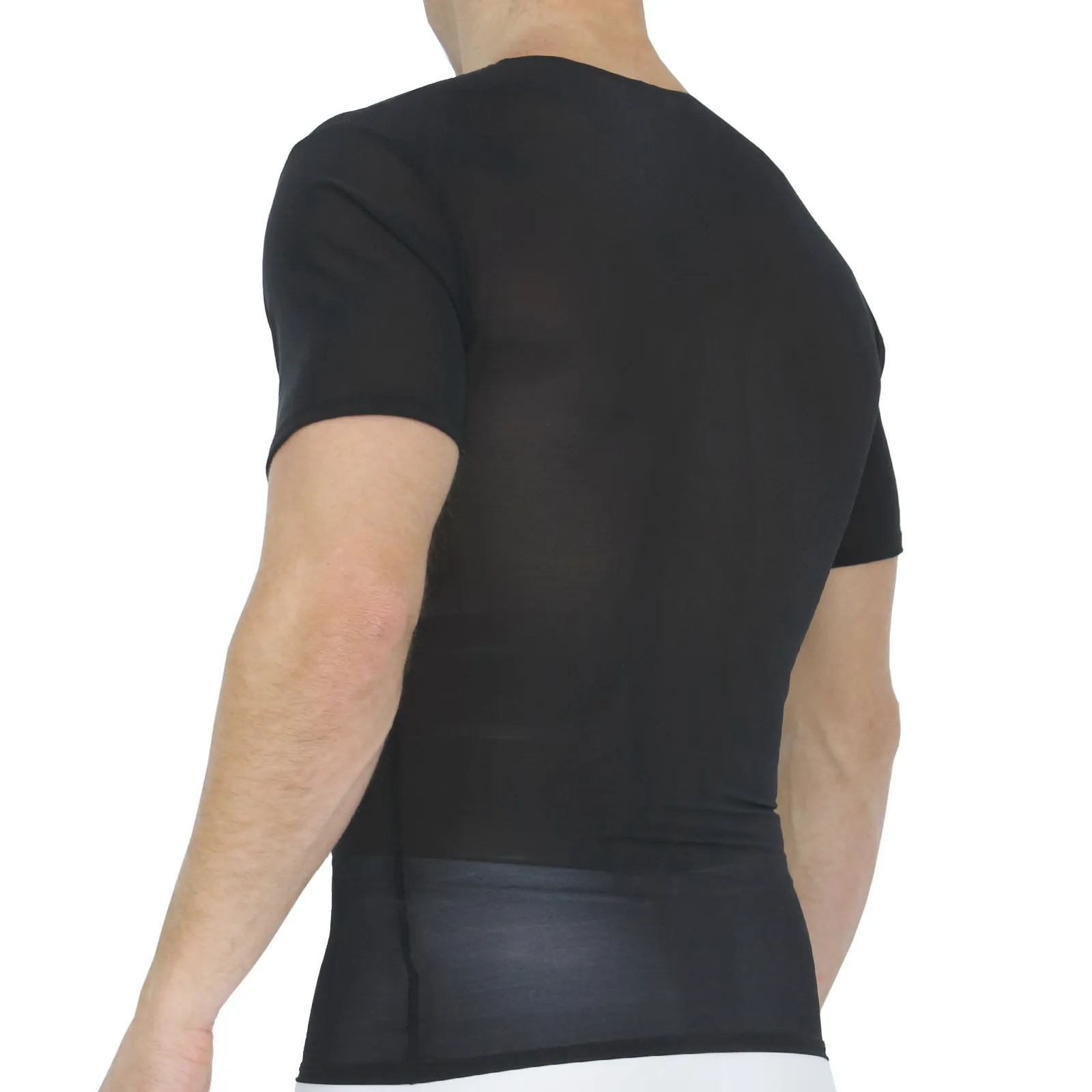 Insta Slim Power Mesh Compression Crew Neck 180TS0001 by InstantFigure - InstaSlim - InstantRecoveryMD