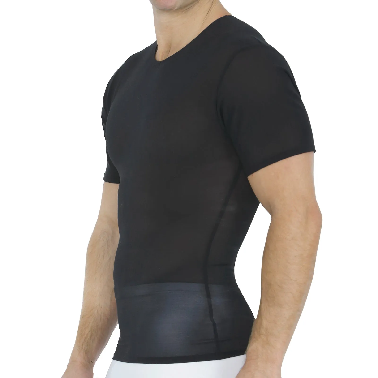Insta Slim Power Mesh Compression Crew Neck 180TS0001 by InstantFigure - InstaSlim - InstantRecoveryMD