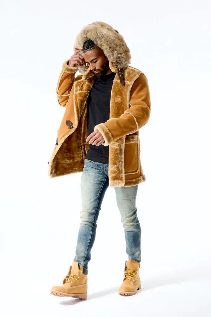 Jordan Craig Denali Shearling Men's Jacket Dark Wheat