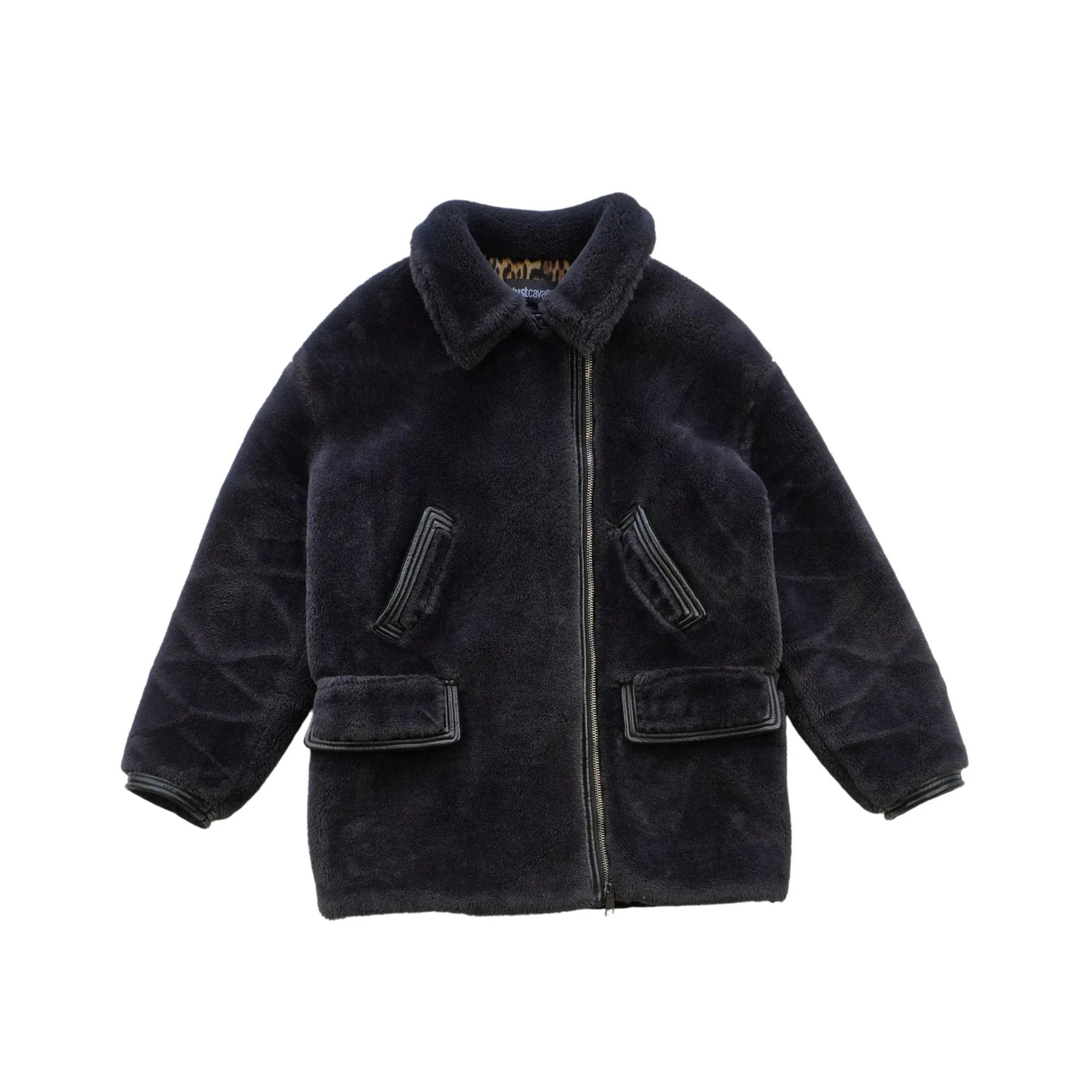 Just Cavalli Faux Fur Coat - Women's 46