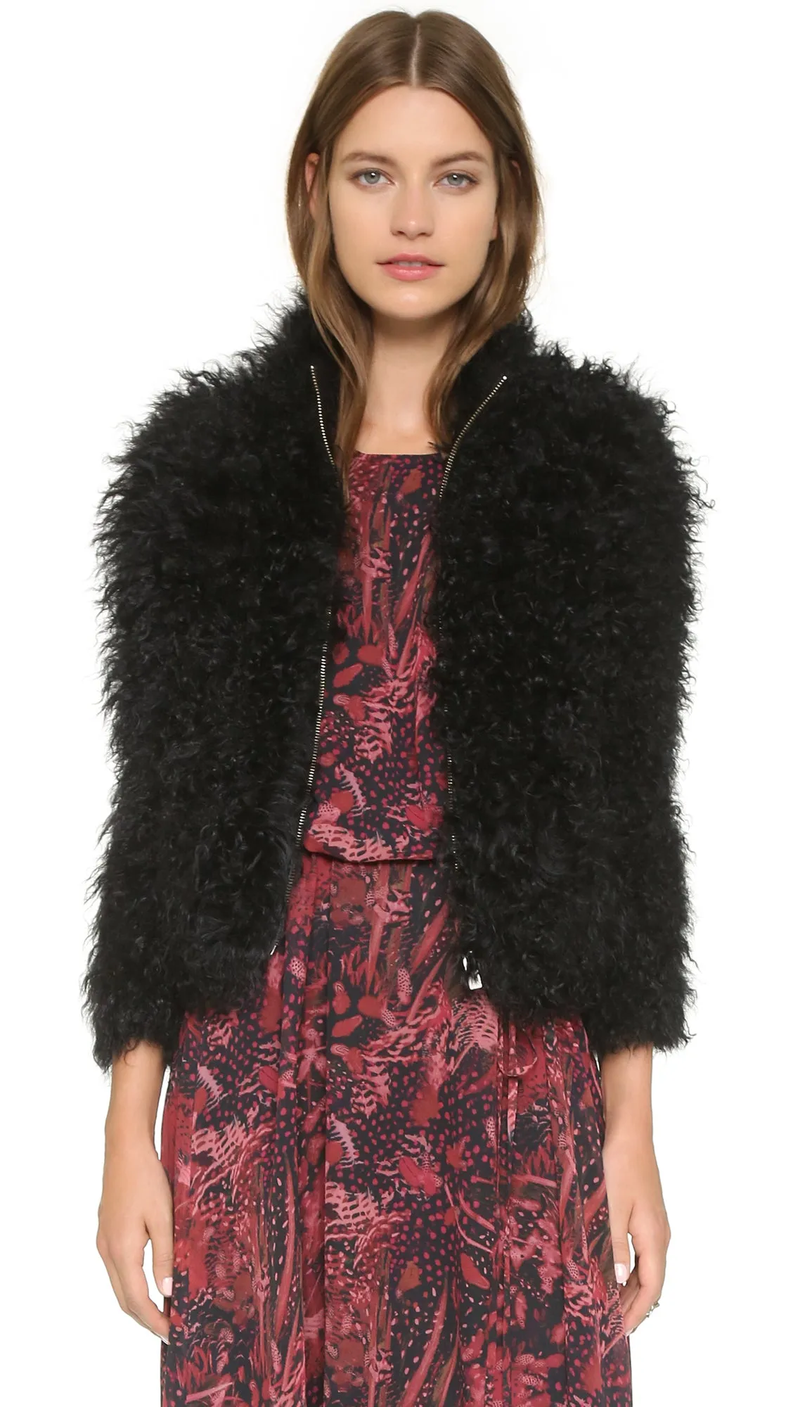 Kald Lamb Fur Jacket
