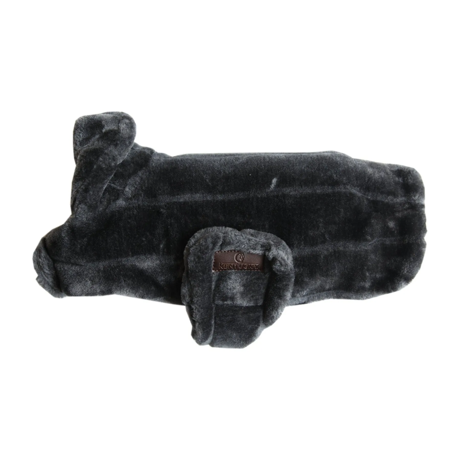 Kentucky Dog Coat Fake Fur, Grey