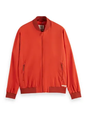Light Weight Bomber Jacket in Boat Red