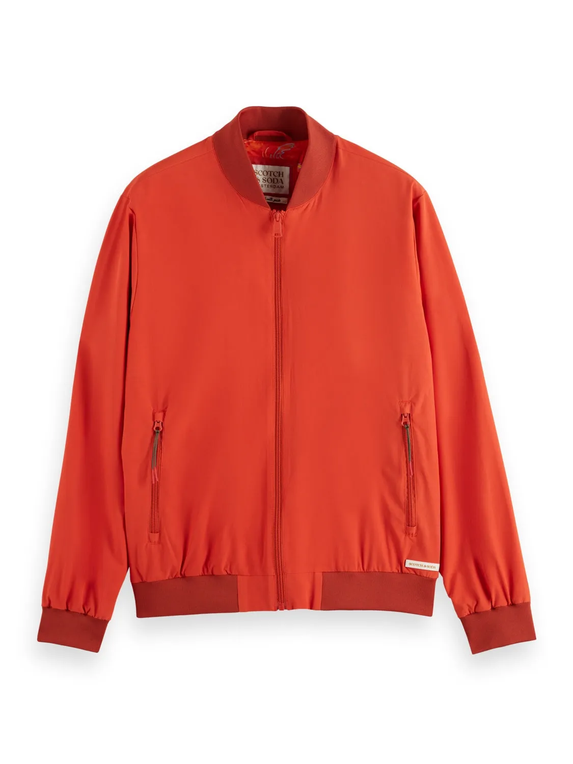 Light Weight Bomber Jacket in Boat Red