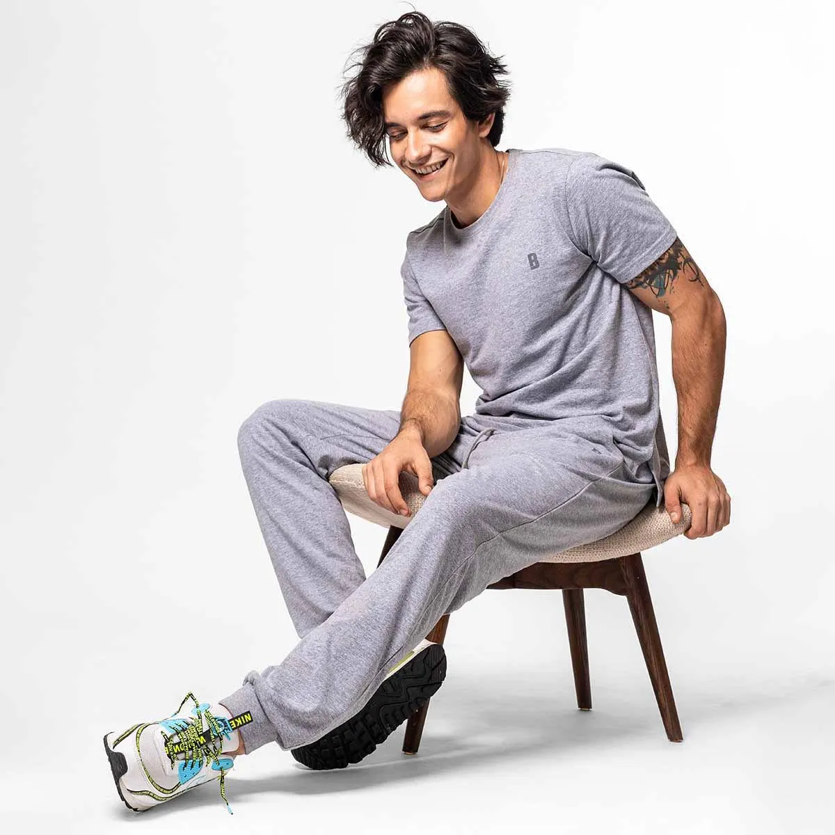 Lounge Life Joggers - Grey Melange