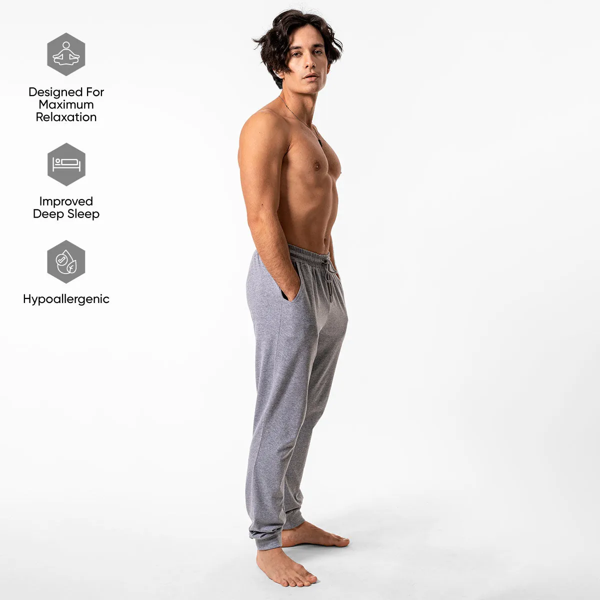 Lounge Life Joggers - Grey Melange