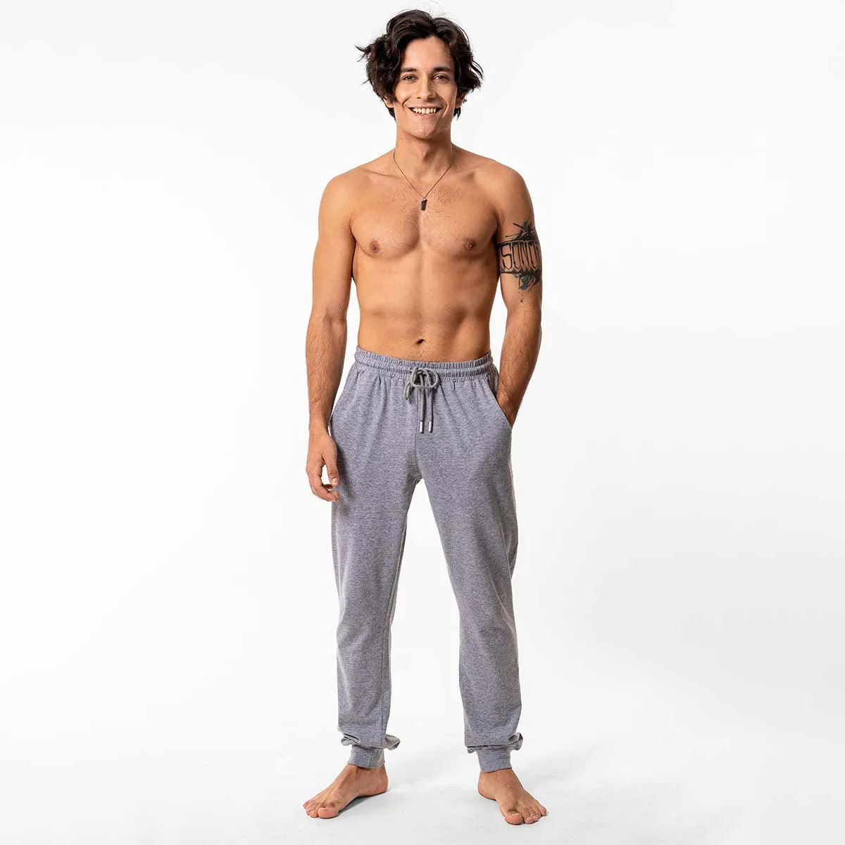 Lounge Life Joggers - Grey Melange
