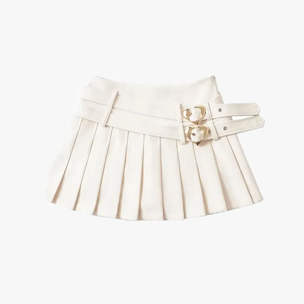 Luvie Pleated Mini Skirt