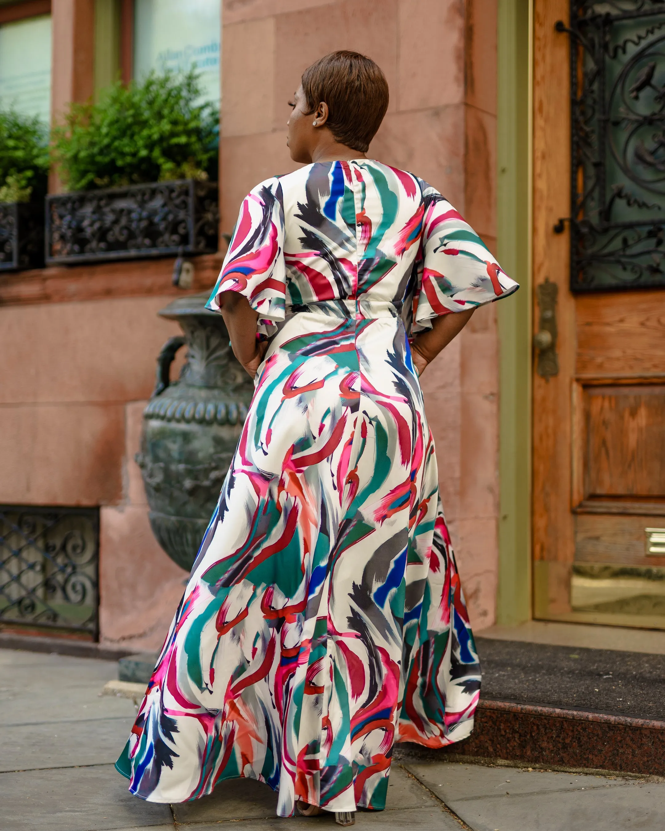 Luxe Attraction | Twist Front Maxi Dress
