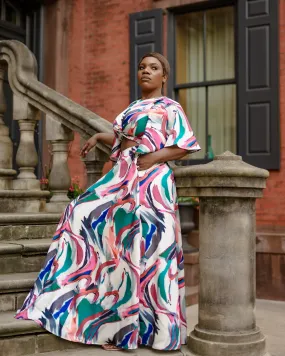 Luxe Attraction | Twist Front Maxi Dress