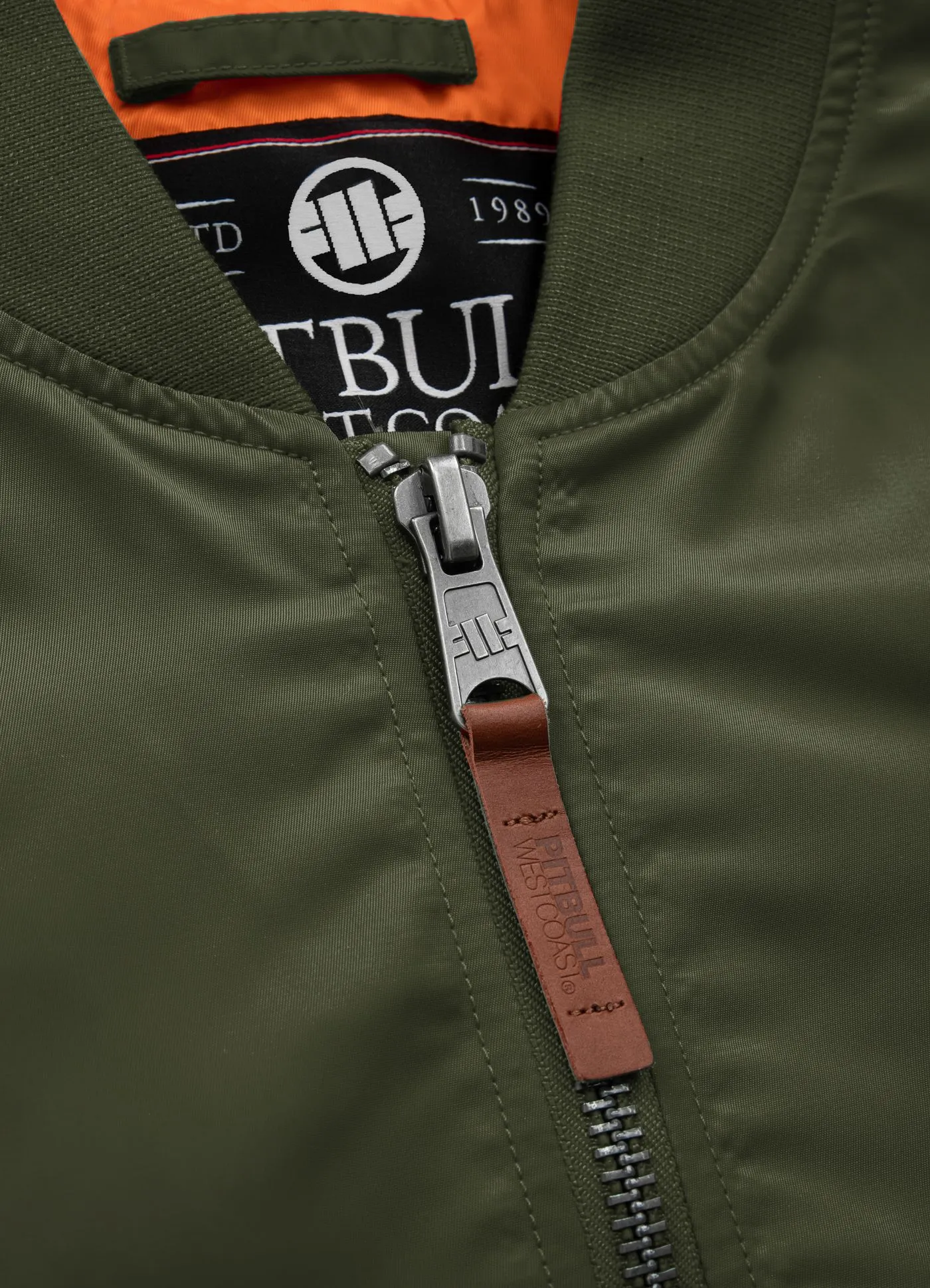 MA-1 Logo Bomber Jacket - Olive