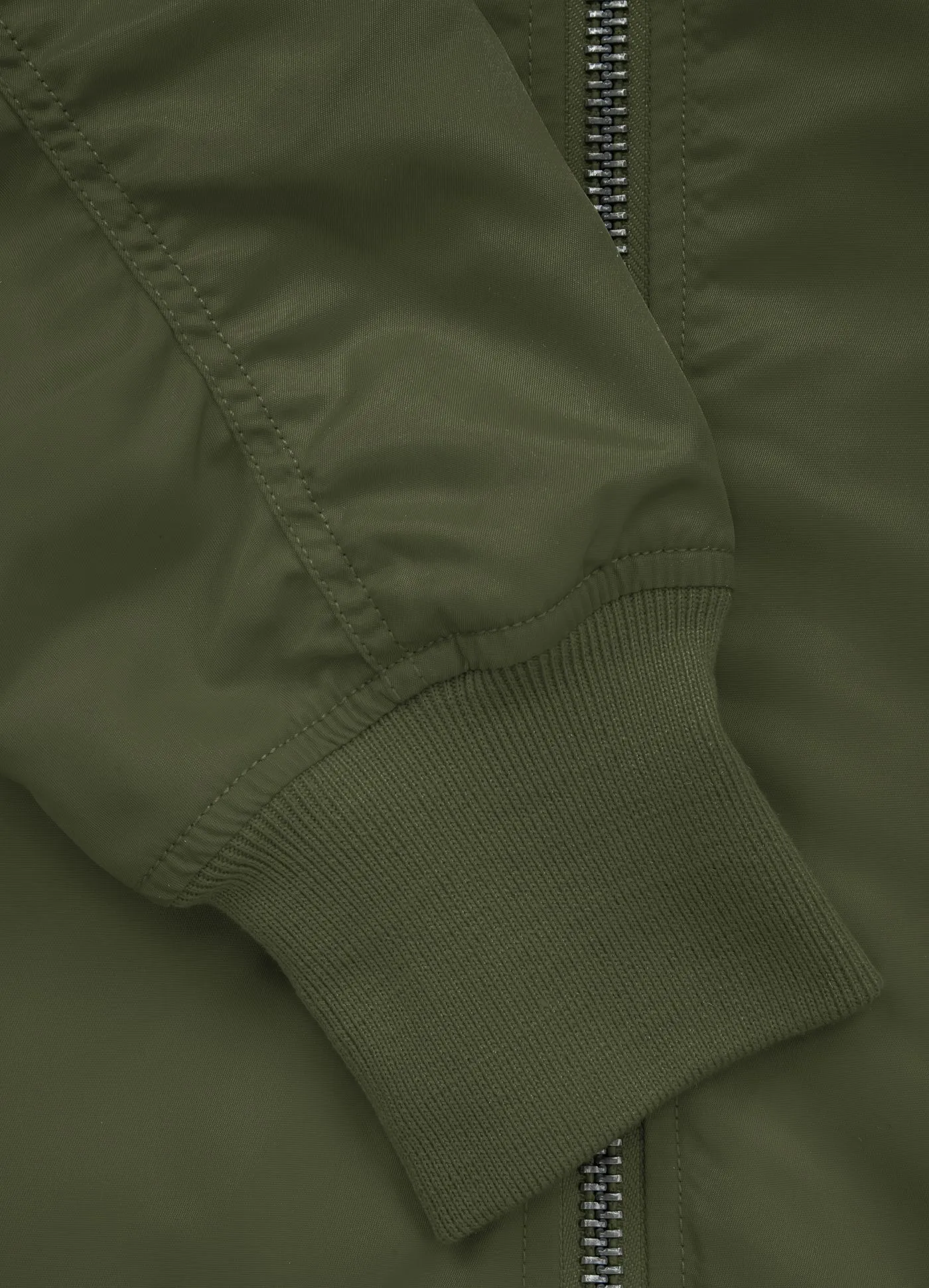 MA-1 Logo Bomber Jacket - Olive