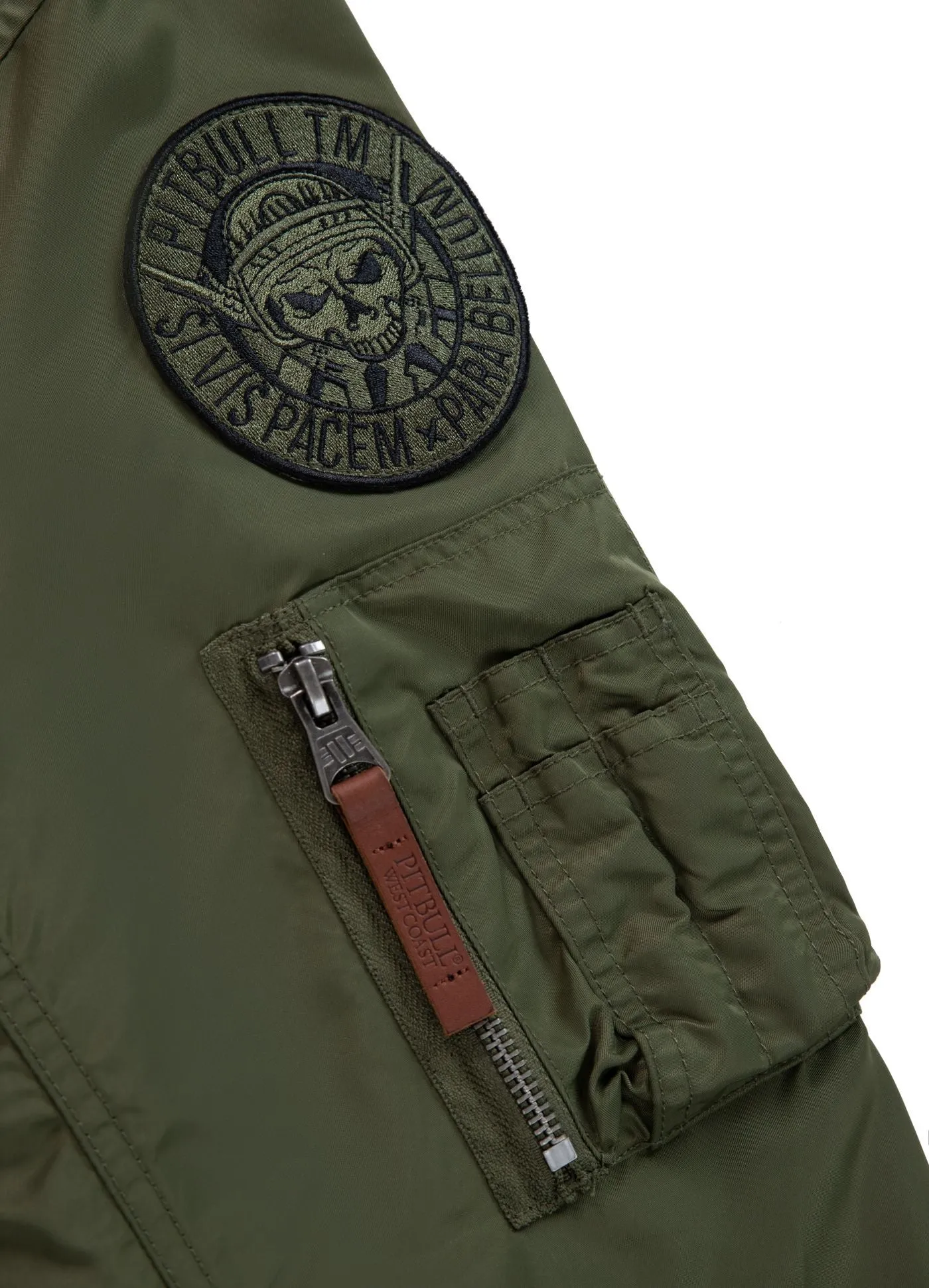 MA-1 Logo Bomber Jacket - Olive