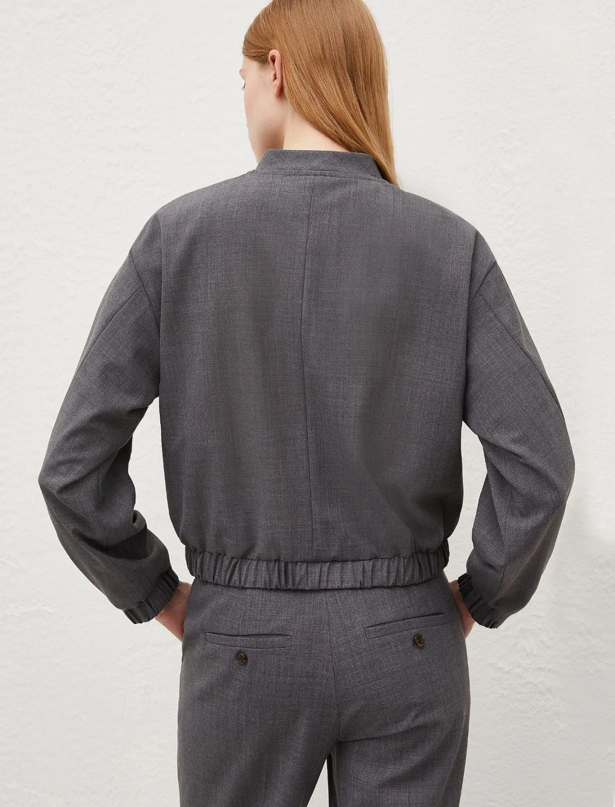 Marella Pleiadi Jacket in Melange Grey