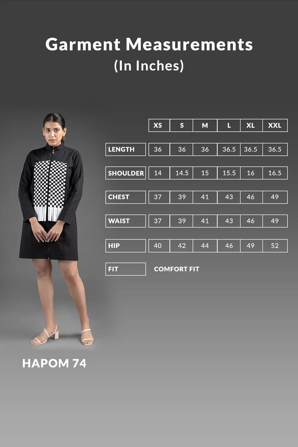 Matted Jacket Dress - Black