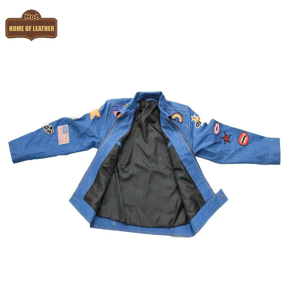 MDJ01 Taron Egerton Rocketman Elton John Fashion Denim Jacket