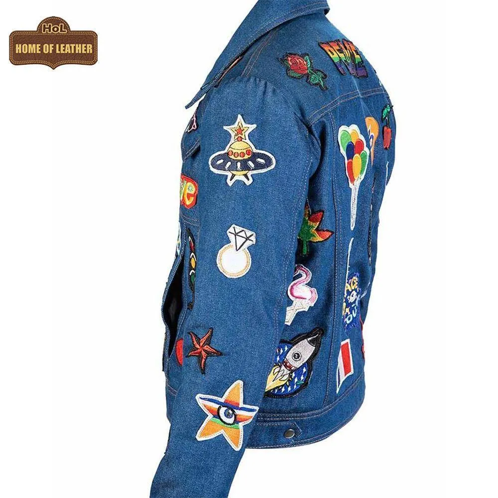 MDJ01 Taron Egerton Rocketman Elton John Fashion Denim Jacket