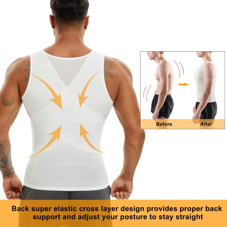 Mesh Slimming Compression Tank Top for Men