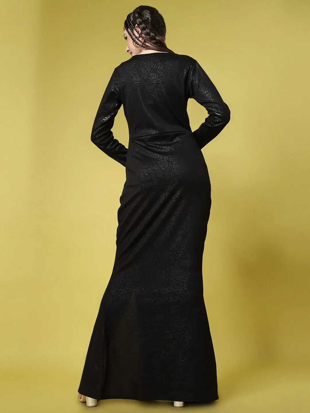 Midnight Bloom Maxi Dress