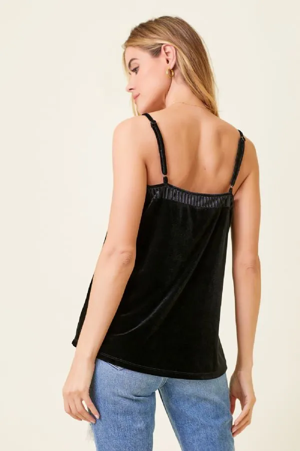 Mixed Velvet Cami