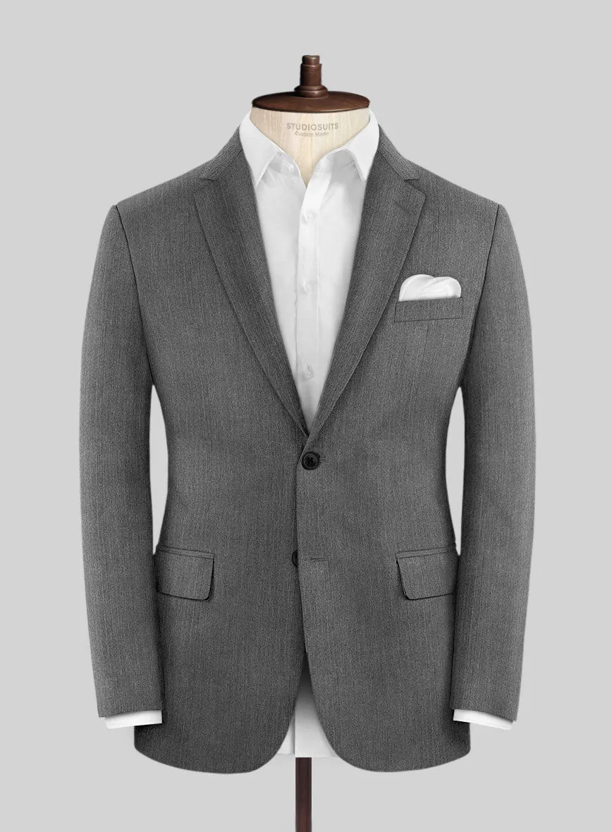 Napolean Gray Herringbone Wool Jacket