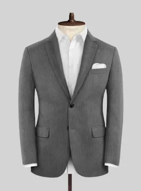 Napolean Gray Herringbone Wool Jacket