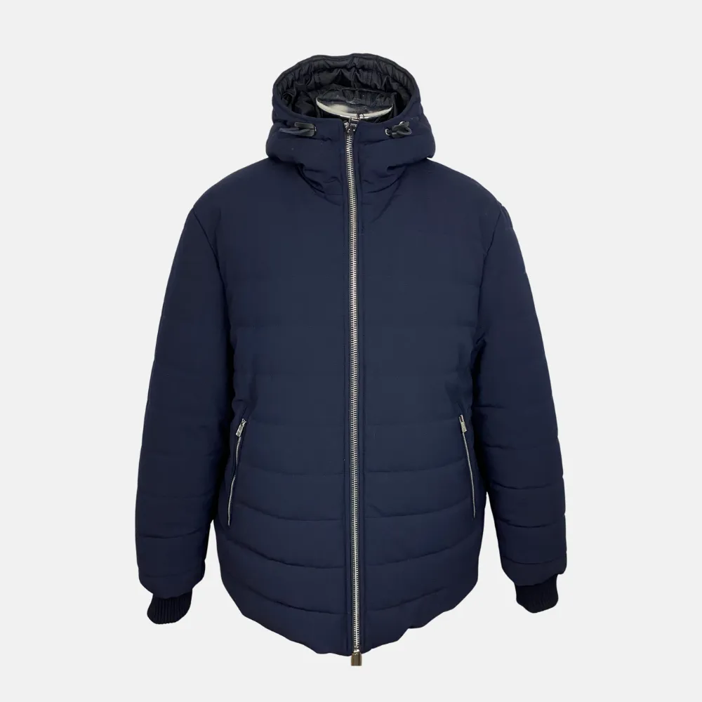 Navy/Black Jacket made of Polyester/Viscose/Elastane/Polyester (EU 56)