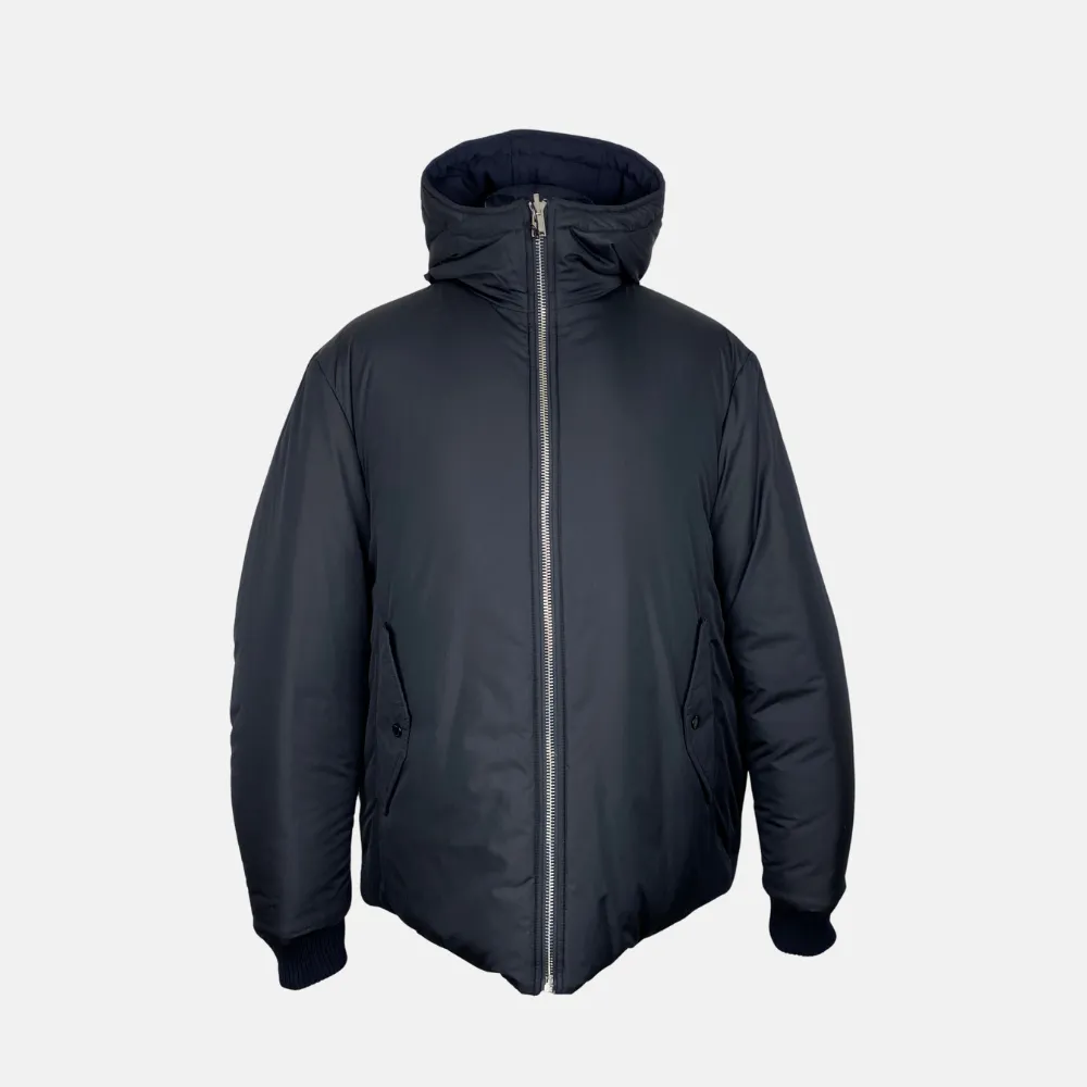 Navy/Black Jacket made of Polyester/Viscose/Elastane/Polyester (EU 56)