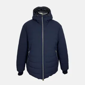 Navy/Black Jacket made of Polyester/Viscose/Elastane/Polyester (EU 56)