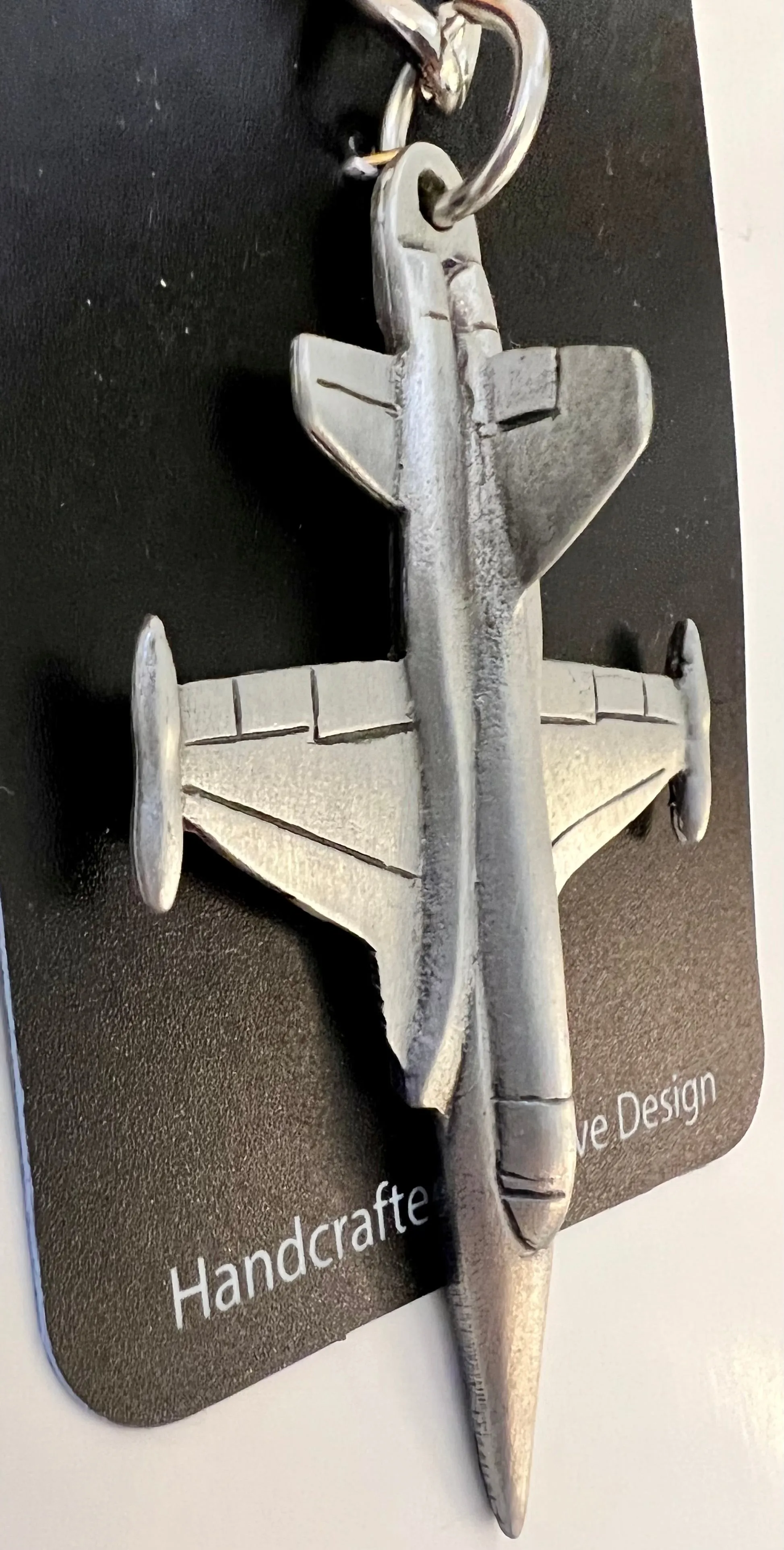 Northrop F-5 Tiger Pewter Airplane Keychain