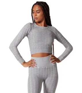NUX Pucker Up Long Sleeve Mineral Wash