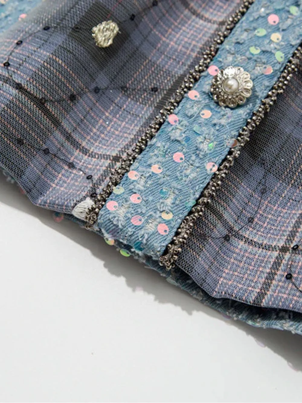OLA Tweed Top & Skirt Set